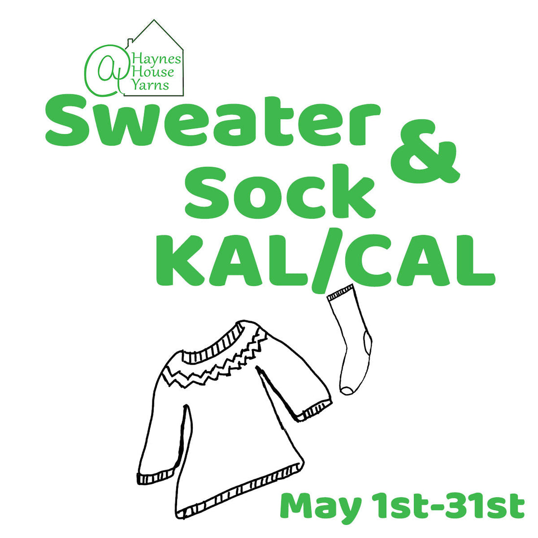 Giveaway: Spring Sweater & Sock KAL/CAL
